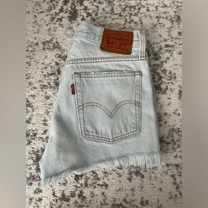 Levis denim shorts